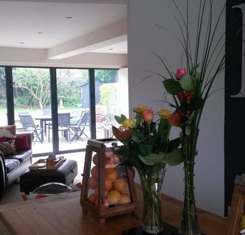 Country style dining room area