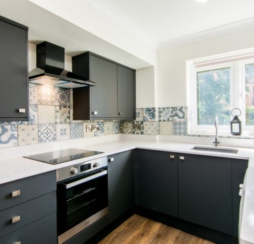 White quartz worktop